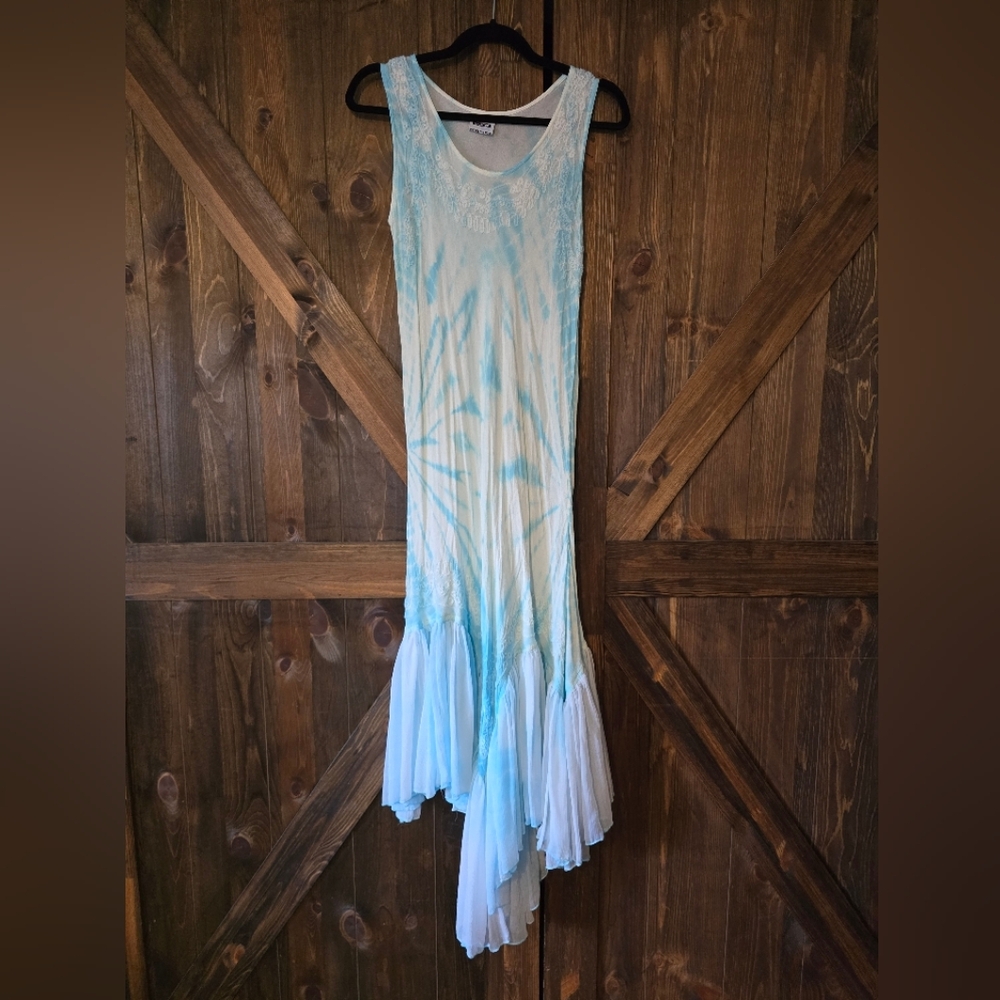 Vintage Shoreline Tie Dye Dress